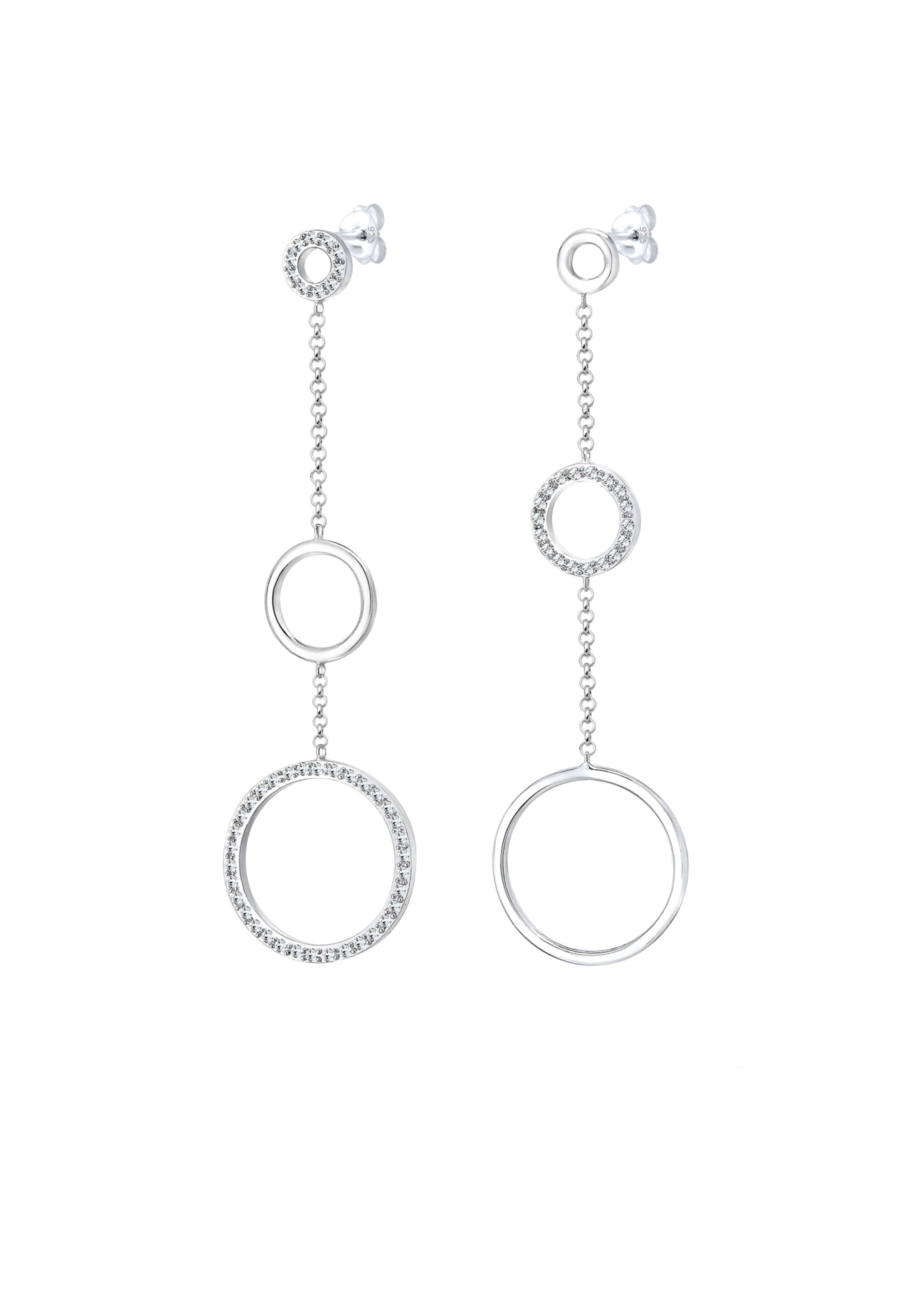 Boucles d'oreilles 'Kreis' ELLI PREMIUM en argent