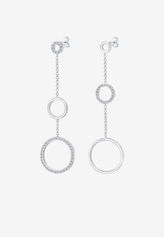 ELLI PREMIUM Earrings 'Kreis' in Silver