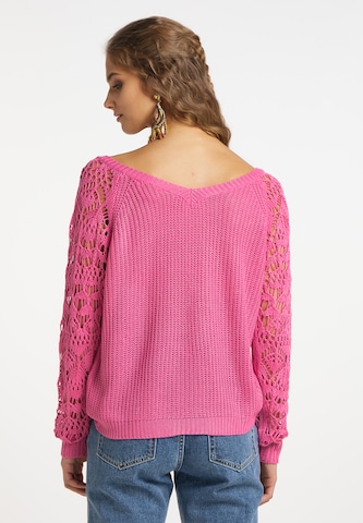 Pull-over IZIA en rose