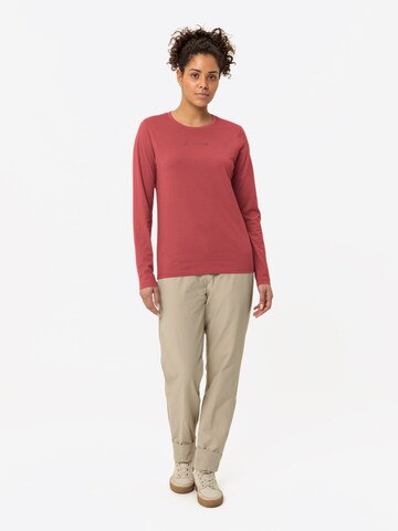 VAUDE Functioneel shirt in Rood
