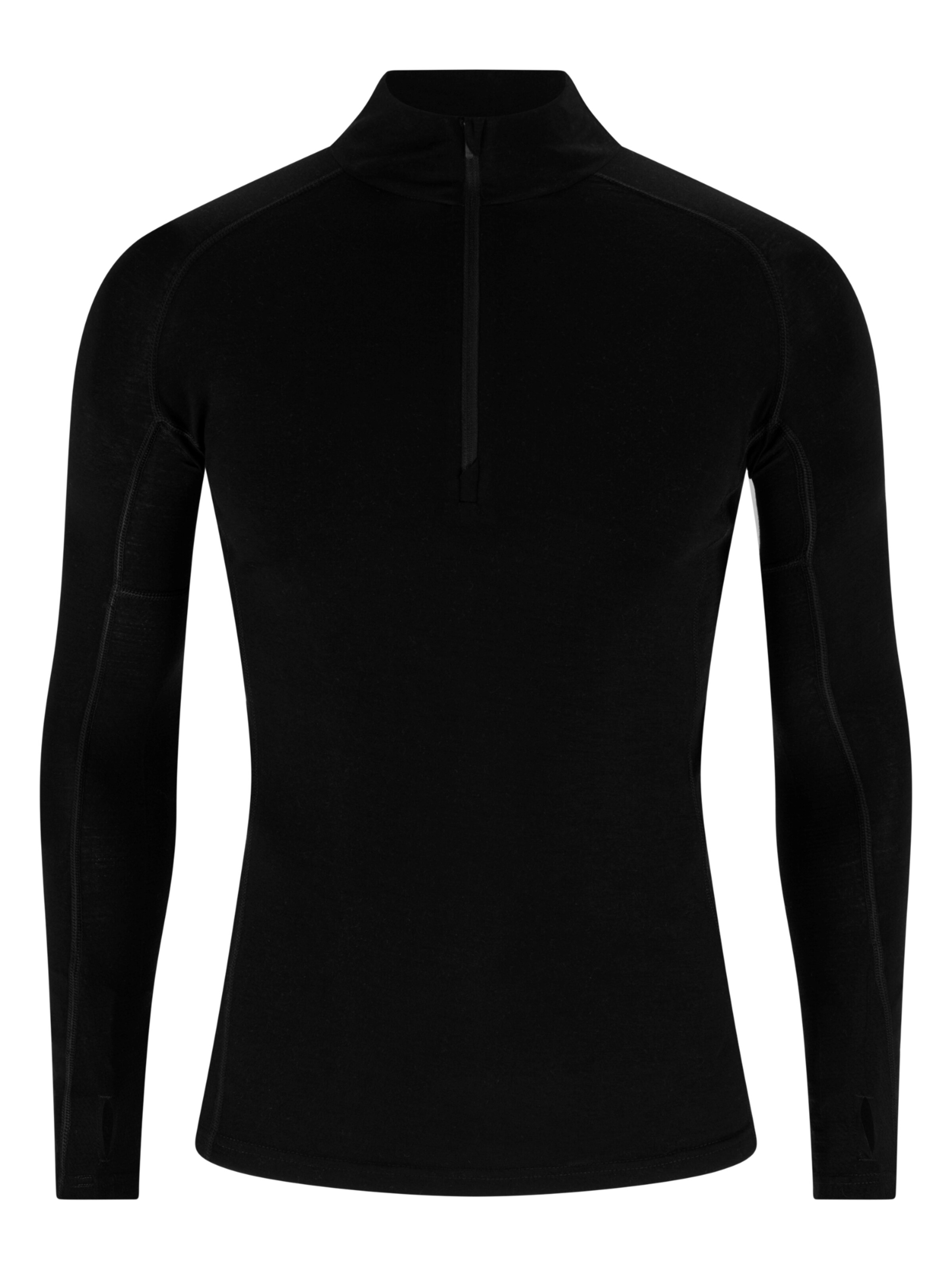 CASH-MERE.CH Toiminnallinen paita värissä musta: etupuoli