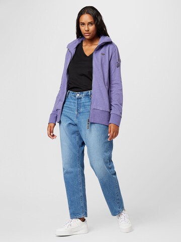 Veste de survêtement 'RYLIE' Ragwear Plus en bleu