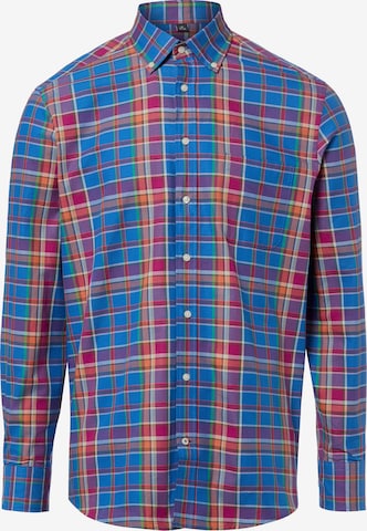 Nils Sundström Button Up Shirt in Blue: front