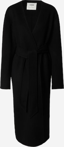 ABOUT YOU x Marie von Behrens Between-Seasons Coat 'Elsa' in Black: front