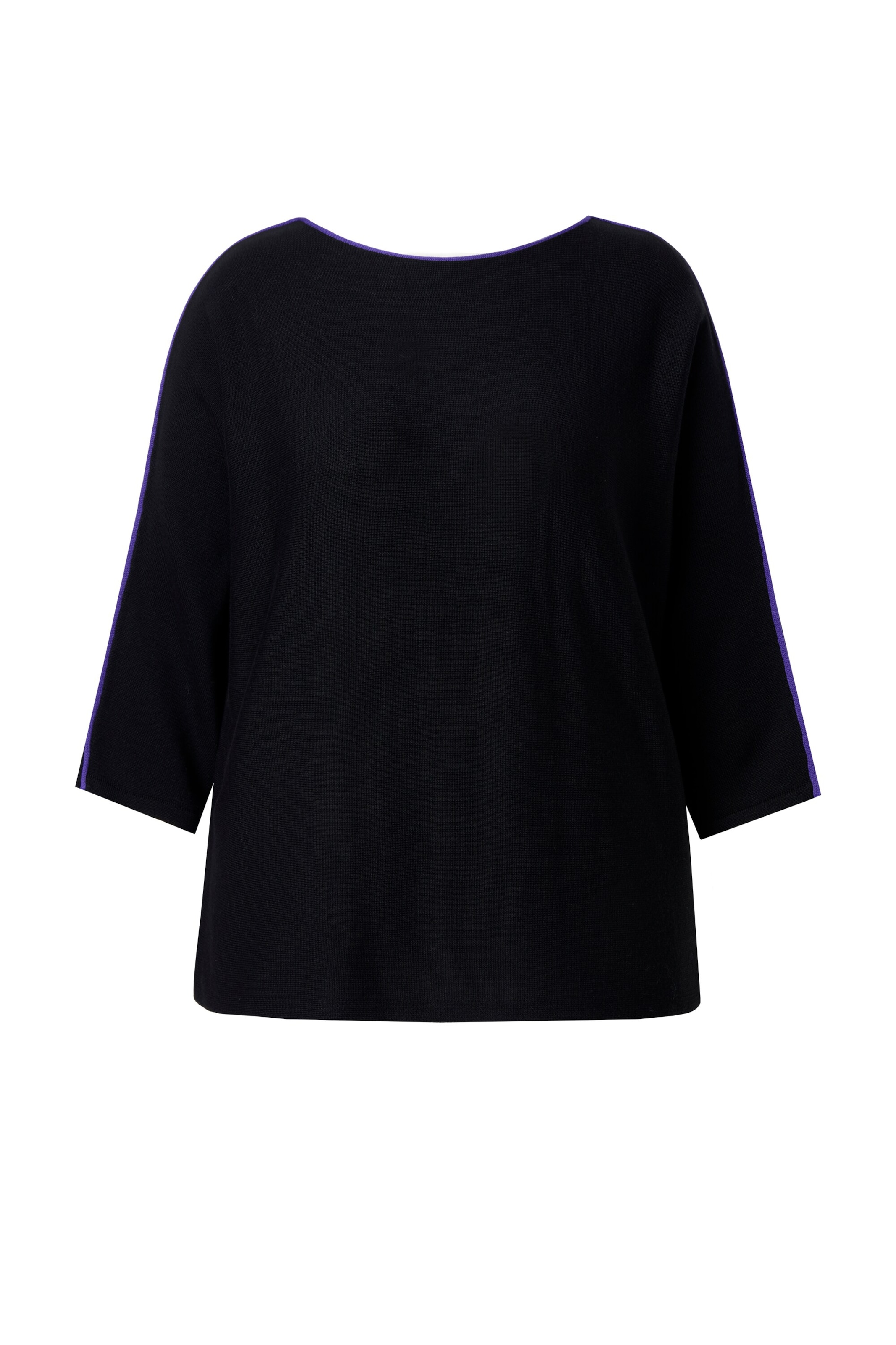 Ulla Popken Pullover in Schwarz: Vorderseite