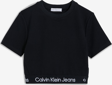 Calvin Klein Jeans Тениска 'Punto' в черно: отпред