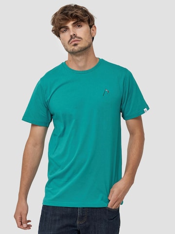 Mikon T-shirt 'Sense' i blå: framsida