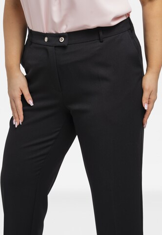 Regular Pantalon 'HUGO' Karko en noir