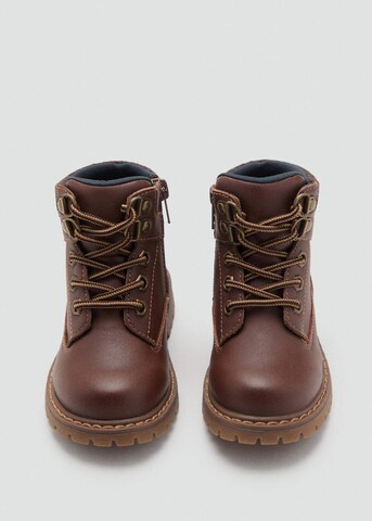 MANGO KIDS Boots 'Bencb' in Brown