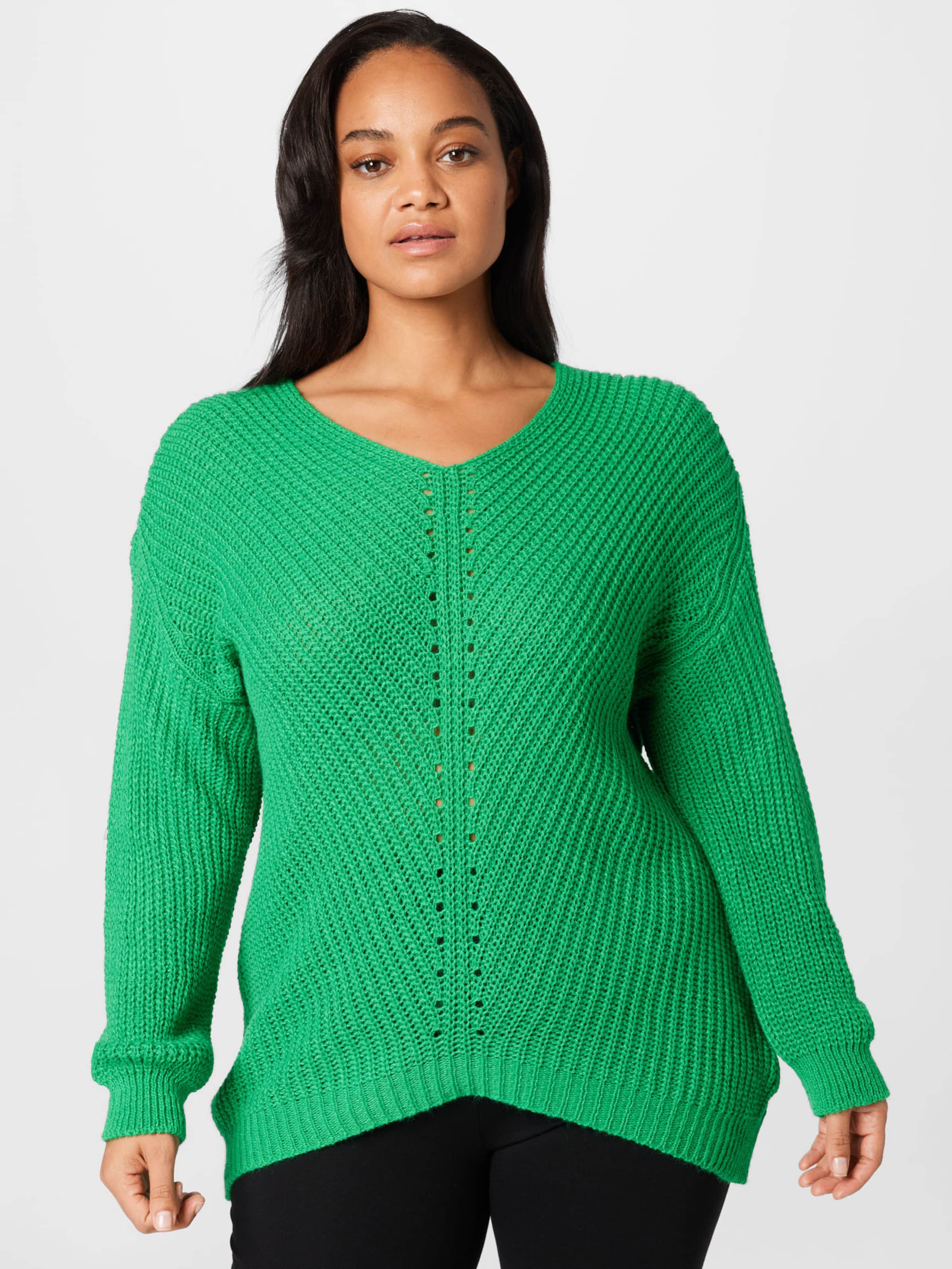 Frauen Pullover & Strick Z-One Pullover 'Lasina' in Grün - ED90506