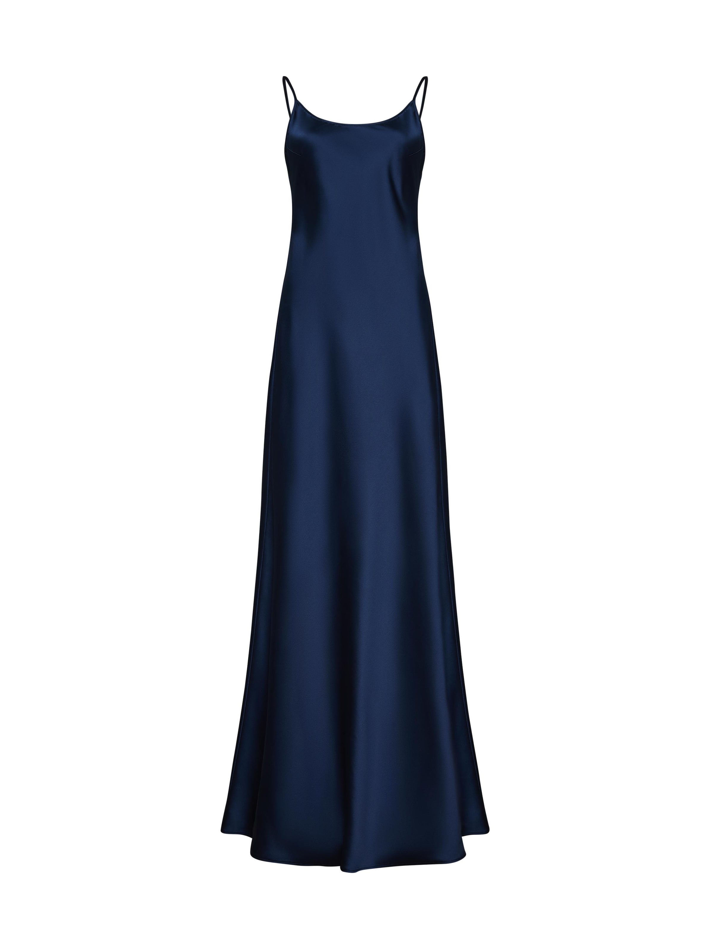 Serena Silueta Dress 'Maxi satin slip dress 'Serene'' in Blue: front