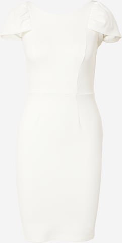 Closet London Dress in Beige: front