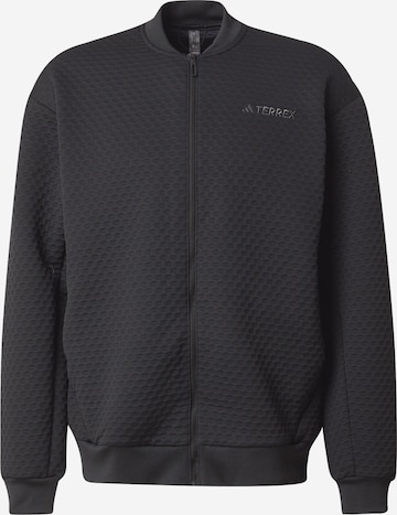 Veste de survêtement 'XPL' ADIDAS TERREX en noir : devant