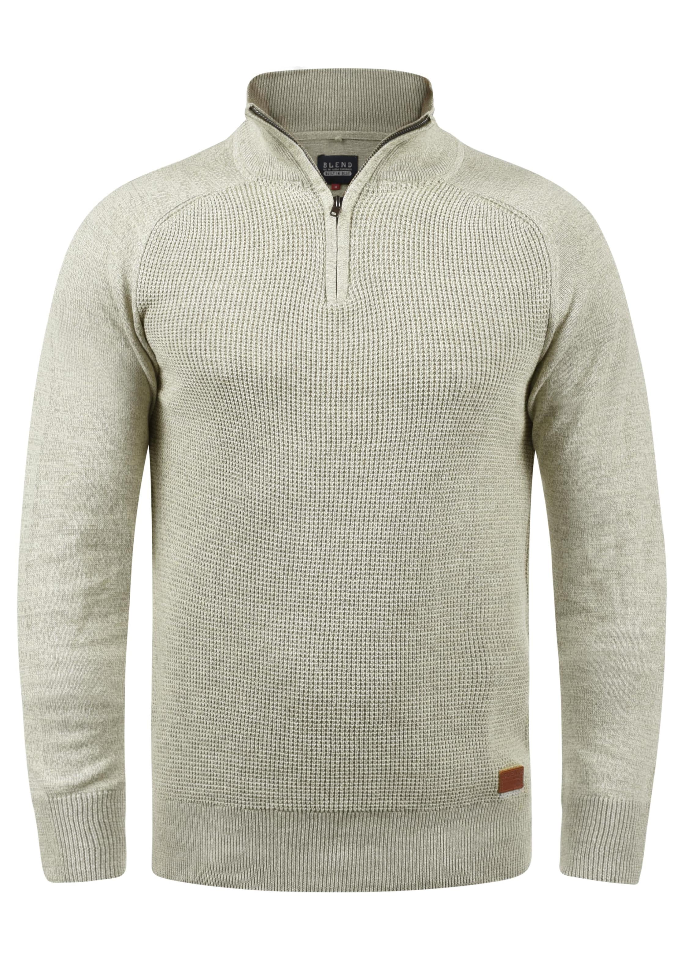 BLEND Trui 'Ganbolf' in Grijs: voorkant