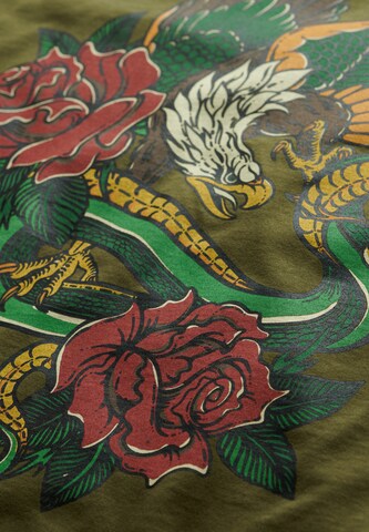 T-Shirt 'Locker' Superdry & Co en vert