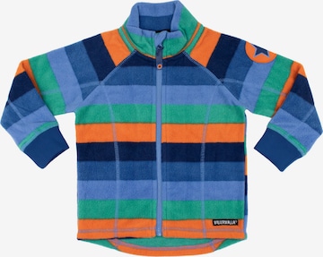 Villervalla Funktionsfleecejacke 'Sterne' in Blau: Vorderseite