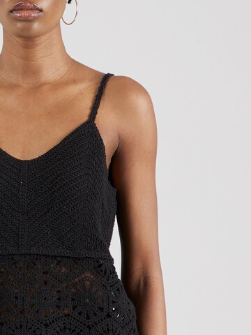 VILA Knitted top 'DAN' in Black