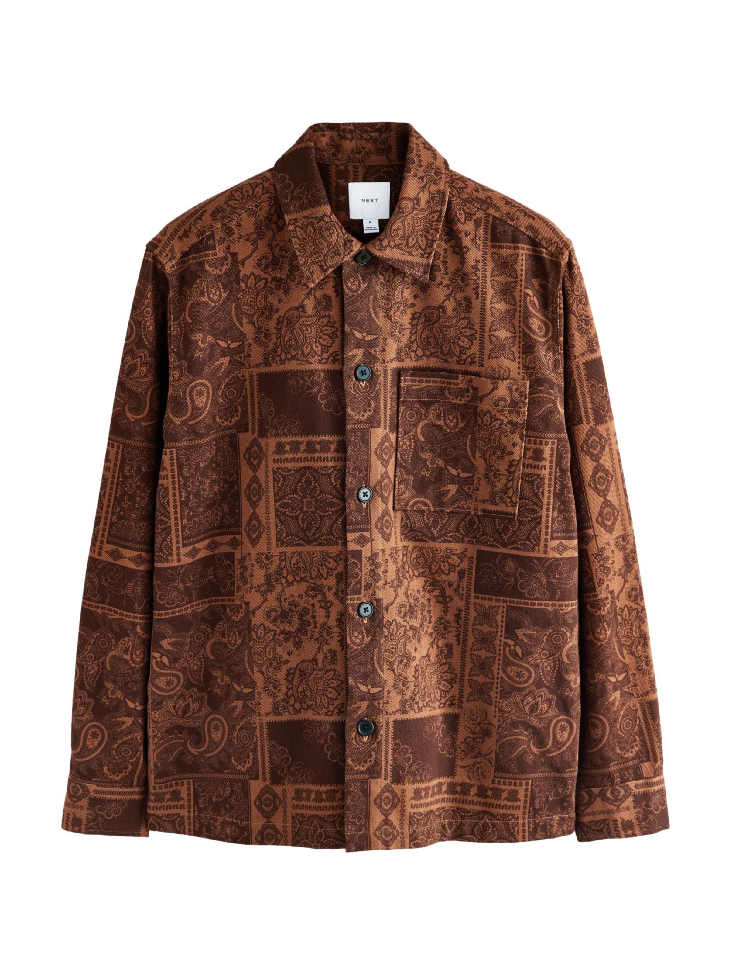 Next Tussenjas in Bruin: voorkant