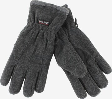 J. Jayz Full Finger Gloves in Grey: front