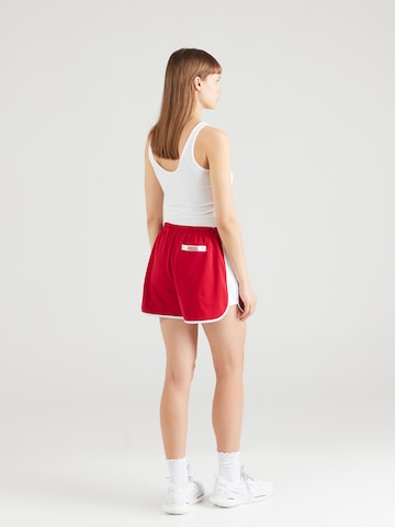 GUESS Regular Broek 'ZOEY' in Rood