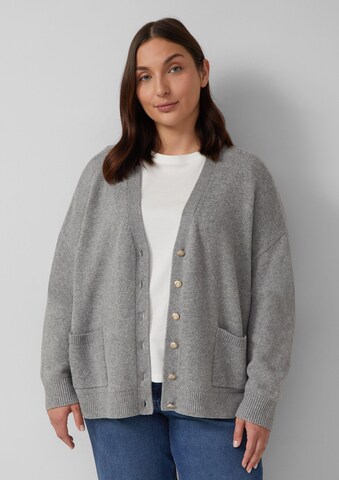 Cardigan s.Oliver en gris : devant