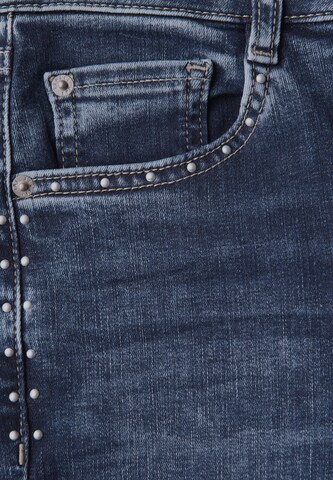 STREET ONE Slimfit Jeans in Blau