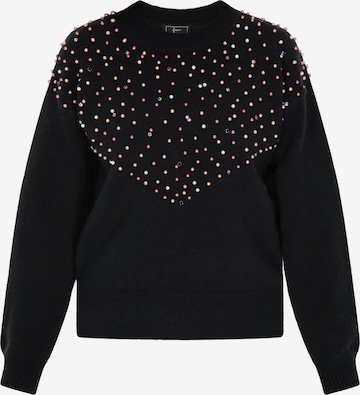 faina Trui in Zwart: voorkant