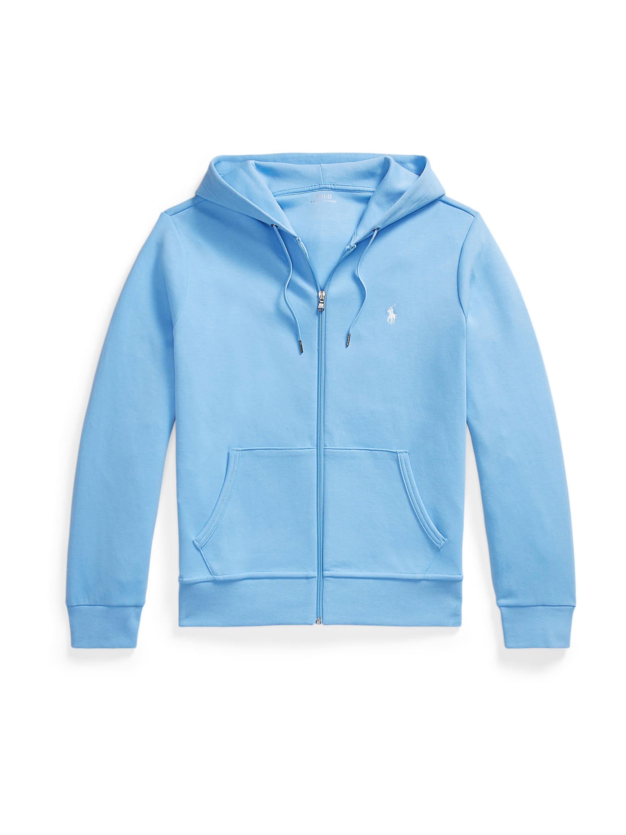 Polo Ralph Lauren Кофта на молнии в Небесно-голубой / Белый, Обзор товара