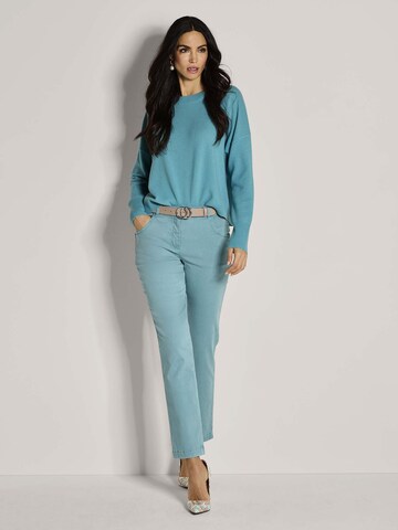 Effilé Pantalon MADELEINE en bleu