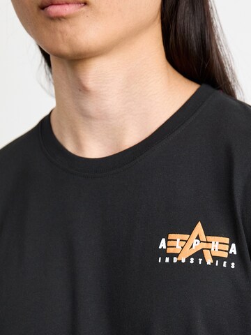 ALPHA INDUSTRIES T-Shirt in Schwarz