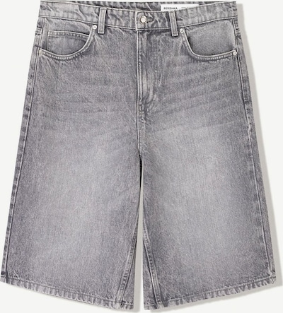 Bershka Farkut värissä harmaa denim, Tuotenäkymä