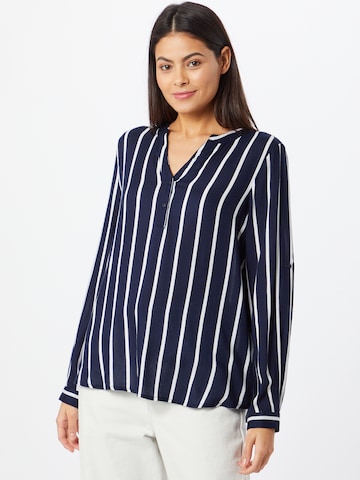 Kaffe Blouse 'Stridy' in Blauw: voorkant