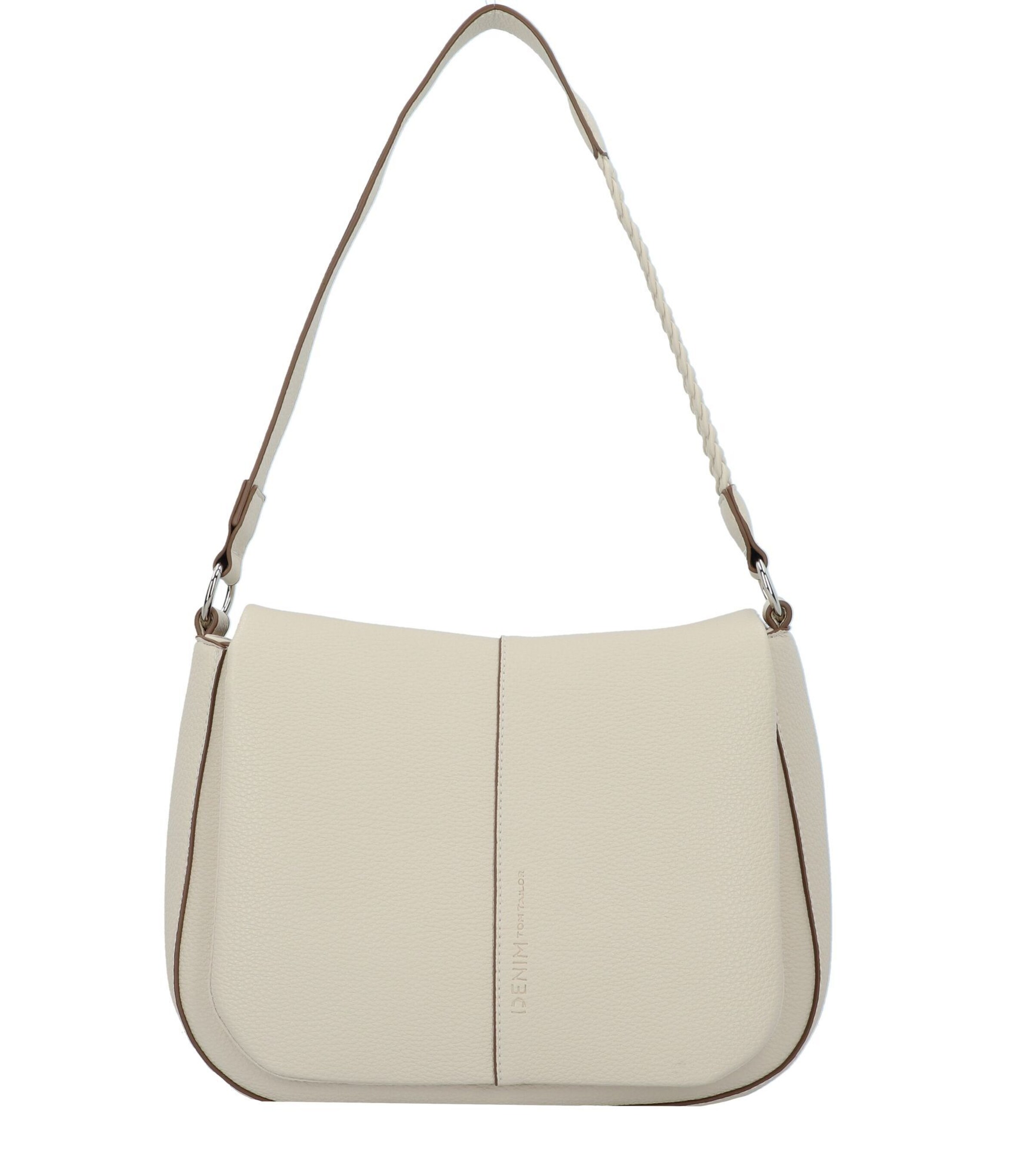 TOM TAILOR DENIM Shoulder bag 'Neda' in Beige: front