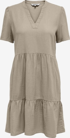 ONLY Kleid 'TIRI-CARO' in Beige: predná strana