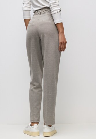 STREET ONE Tapered Bügelfaltenhose in Braun