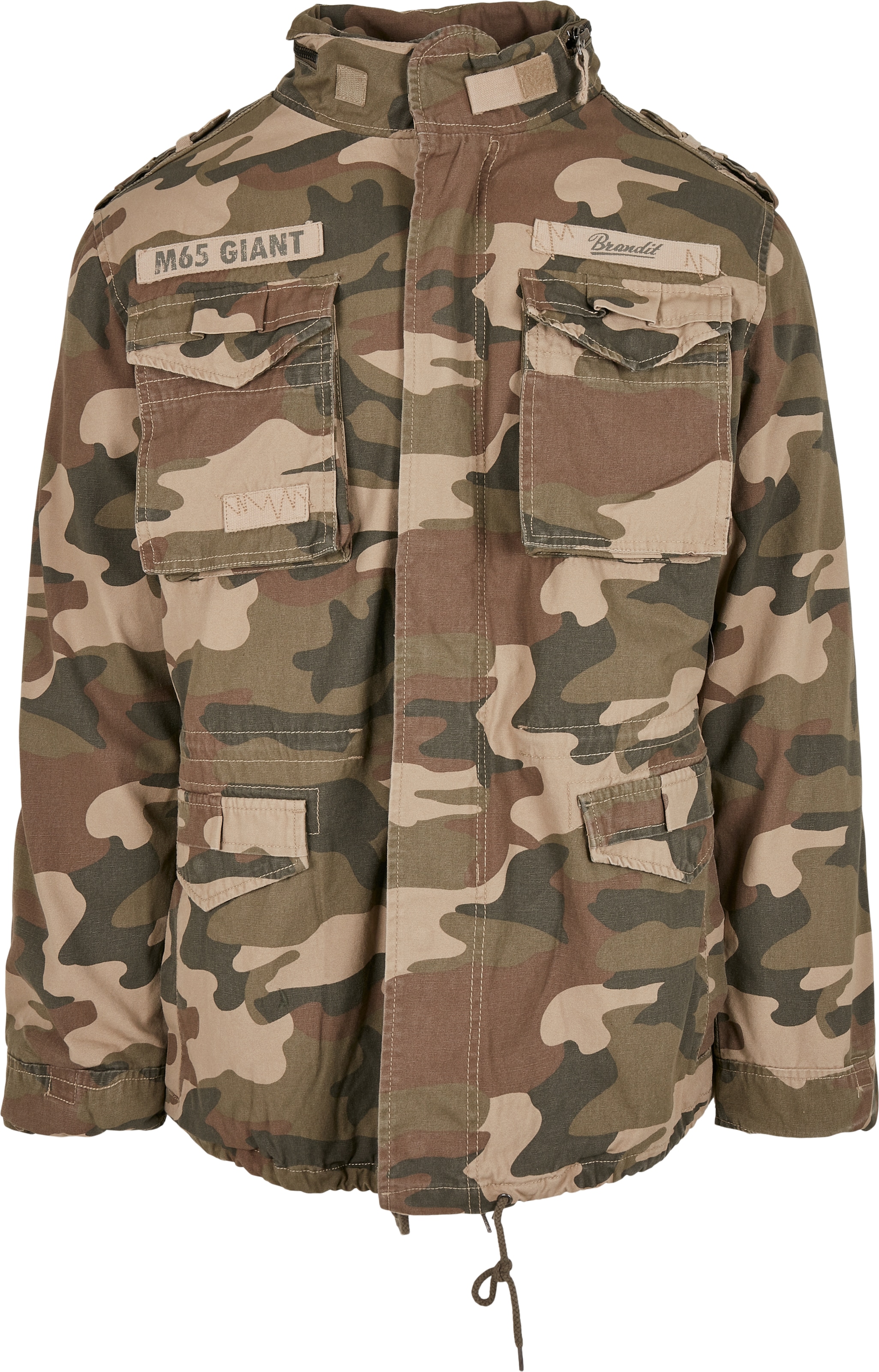 Geacă de primăvară-toamnă 'Giant' de la Brandit pe verde: față