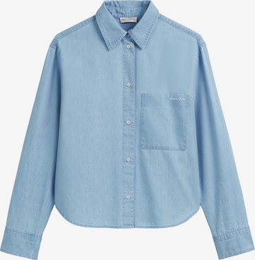 Marc O'Polo Bluse in Blau: Vorderseite