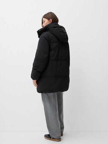 Bershka Winter jacket in Black