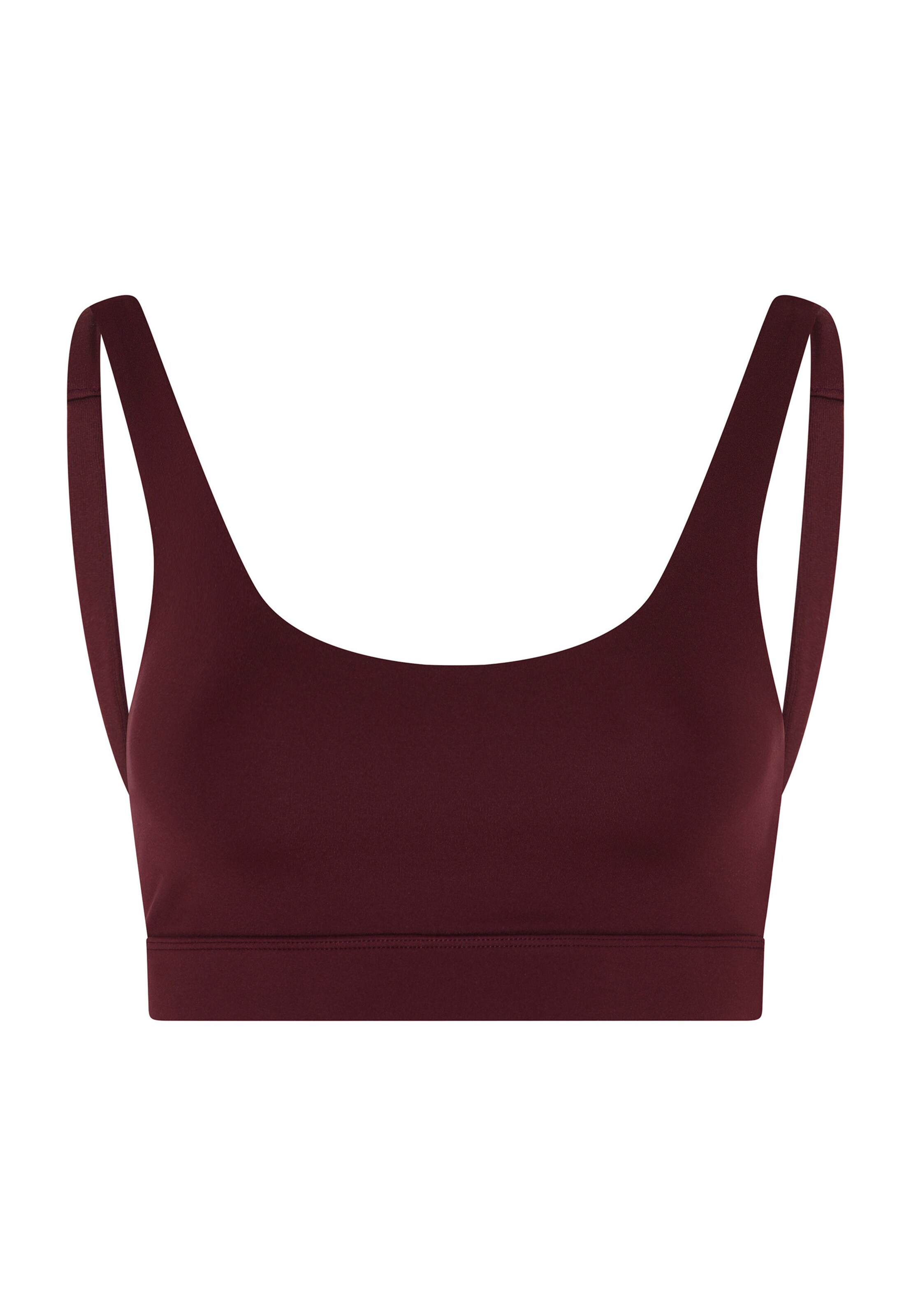 Reggiseno sportivo 'Andy' di Girlfriend Collective in lilla: frontale