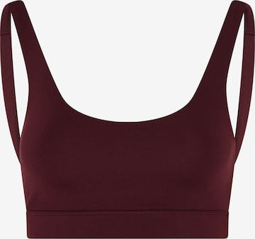 Reggiseno sportivo 'Andy' di Girlfriend Collective in lilla: frontale