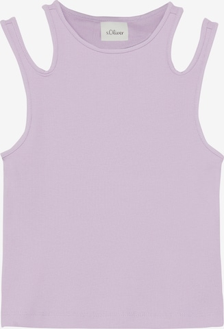 T-Shirt s.Oliver en violet : devant