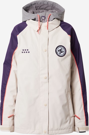 DC Shoes Kurtka outdoor w kolorze kremowy / szary / bakłażan / łososiowym, Podgląd produktu