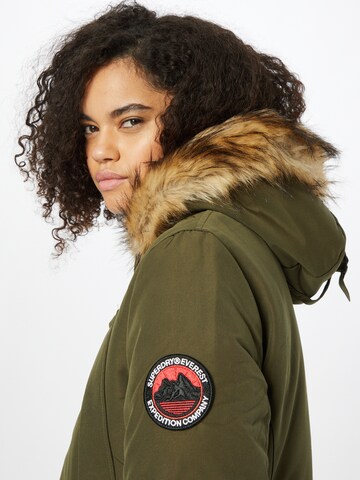 Giacca invernale 'Everest' di Superdry in verde