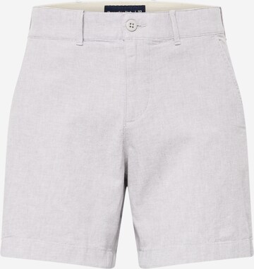 Abercrombie & Fitch Chino kalhoty – šedá: přední strana