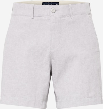 Pantaloni chino di Abercrombie & Fitch in grigio: frontale