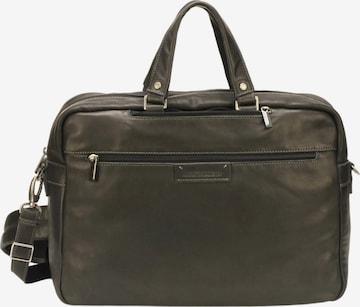 Arthur & AstonAktovka torba 'Arthur & Aston Porte Document Homme Noir' - crna boja: prednji dio