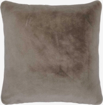 ESSENZA Pillow 'Furry' in Grey: front