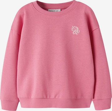 NAME IT Bluzka sportowa 'NMFVALLENE' w kolorze różowy: przód