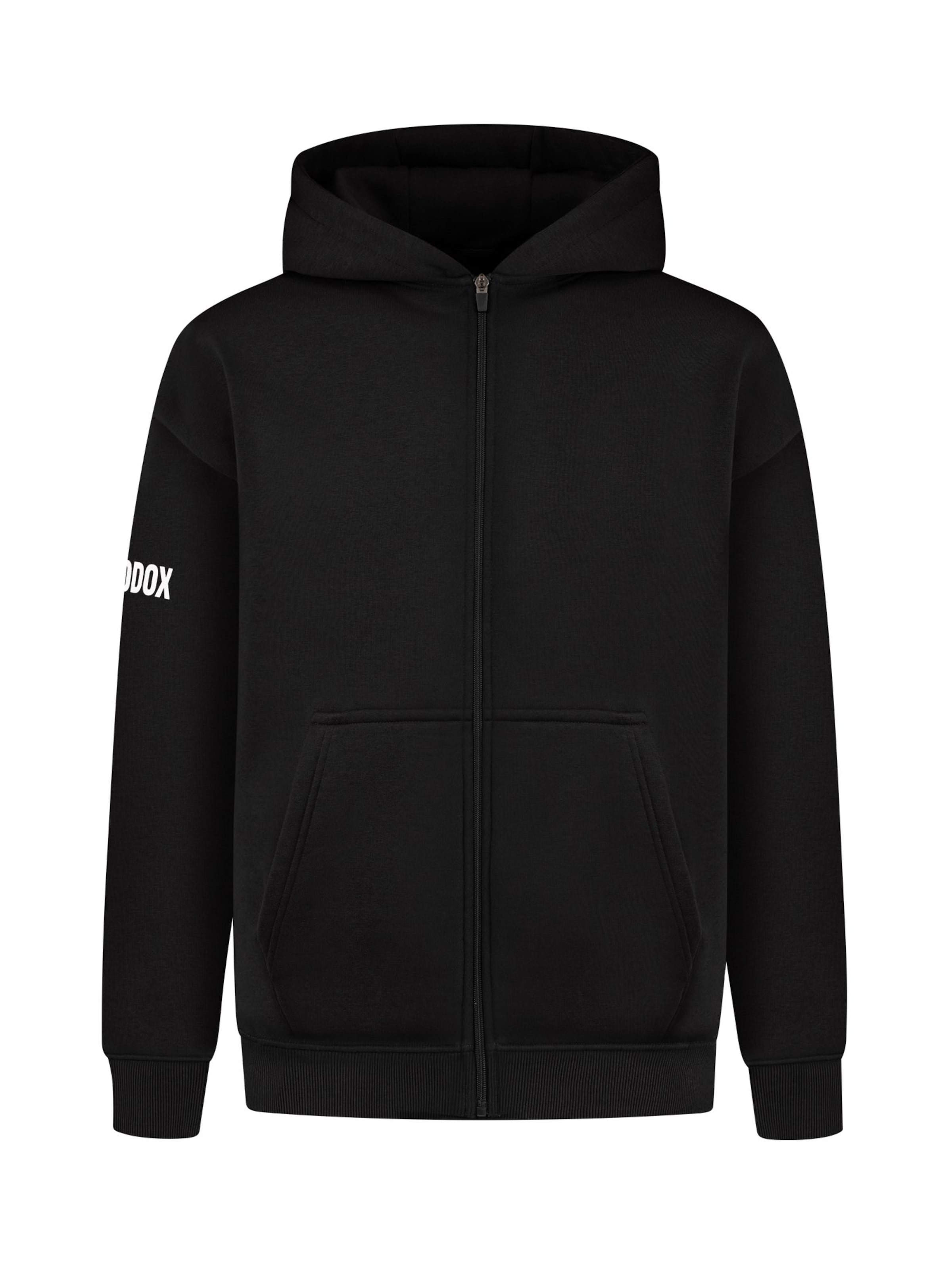 Smilodox Fleece Jacket ' Taron ' in Black: front