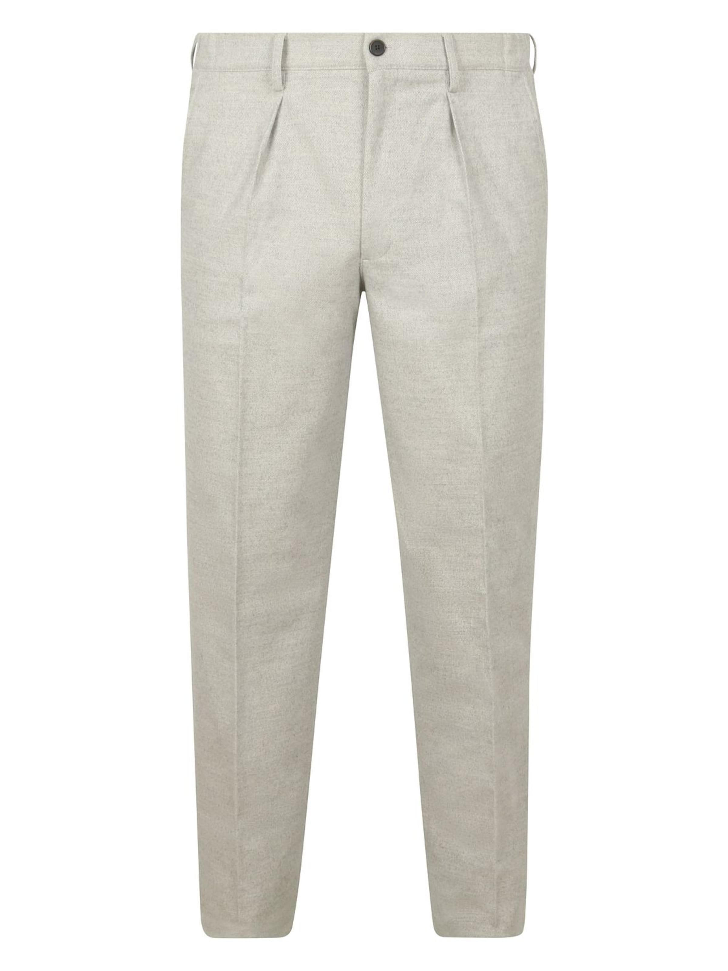 Regular Pantalon chino Profuomo en gris : devant